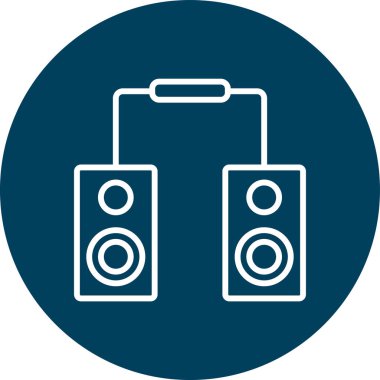 Müzik simgesinin vektör illüstrasyonu