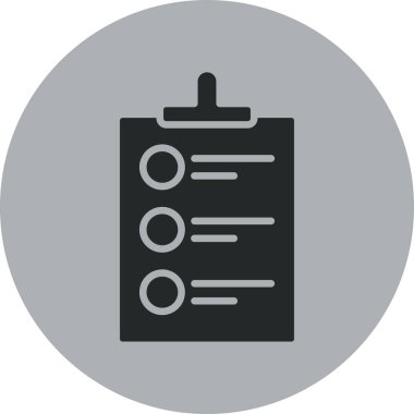 Belge simgesinin vektör illüstrasyonu