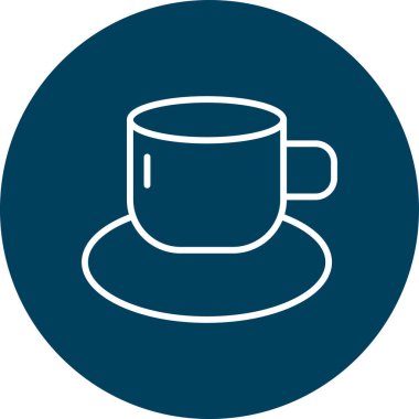 Vektör Kahve Simgesi illüstrasyonu