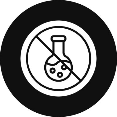 Kimyasal simgenin vektör illüstrasyonu