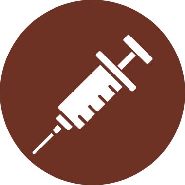 Şırınga ikonu vektör çizimi