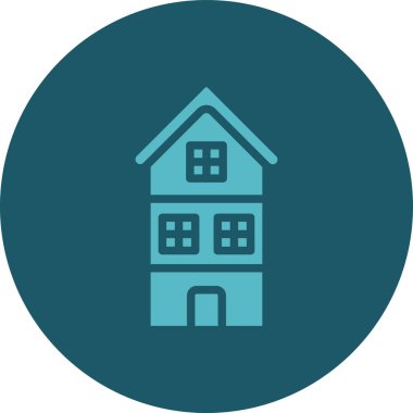 Ev simgesi vektör illüstrasyonu