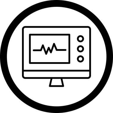 bilgisayar simgesi vektör illüstrasyonu