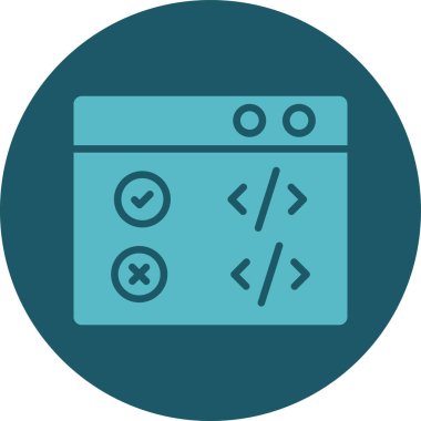 Web tarayıcı simgesi, vektör çizim