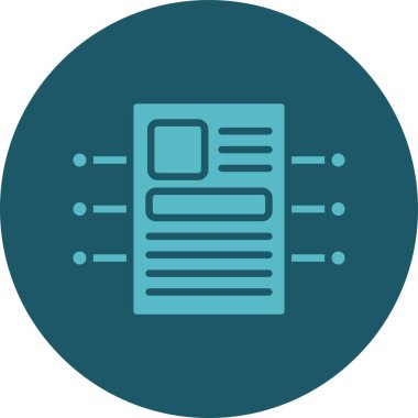 seo modern simgesinin vektör illüstrasyonu