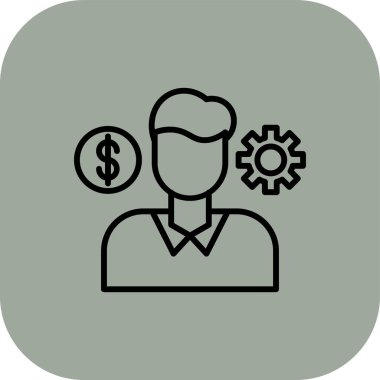 vektör çizim tasarım iş simgesinin