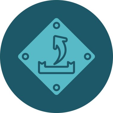 Çapa. Web simgesi vektör illüstrasyonu