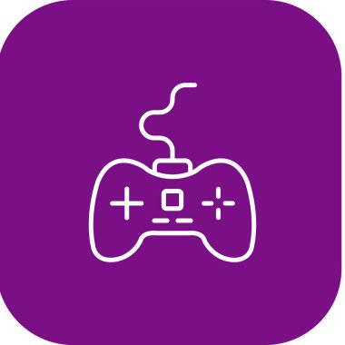 Kişisel ve ticari kullanım için joystick vektör simgesi simgesi vektör çizimi..