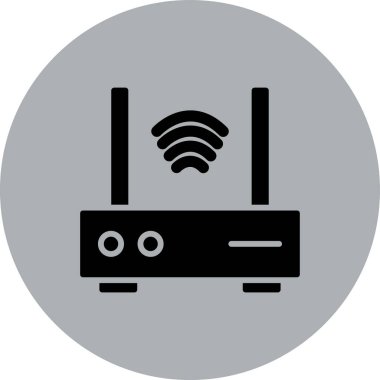 wifi vektör simgesi modern basit illüstrasyon