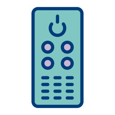 TV simgesi vektör illüstrasyonu