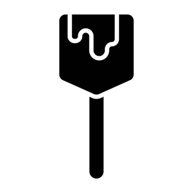 Mutfak ve yemek ikonu. Yemek pişirme araçlarının gösterimi.