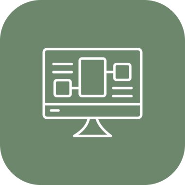 Web tarayıcı çizimi, simge