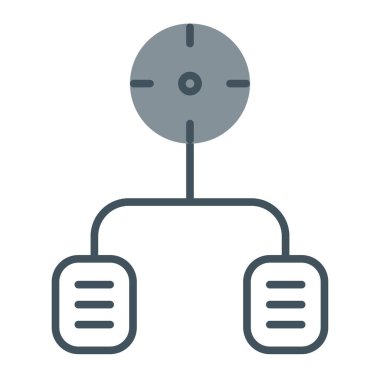 ağ paylaşım simgesi çizimi