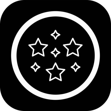 Moda biçimi izole edilmiş arkaplan yıldız simgesi