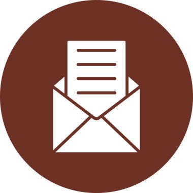 E-posta. Web simgesi basit tasarım