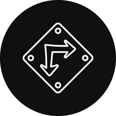 ok simgesinin vektör illüstrasyonu