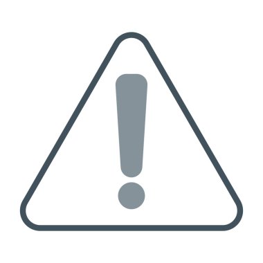 Ünlem işareti simgesi. Uyarı işareti. Dikkat sembolü. ünlem