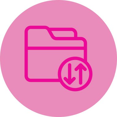 Dosya. Web simgesi basit illüstrasyon