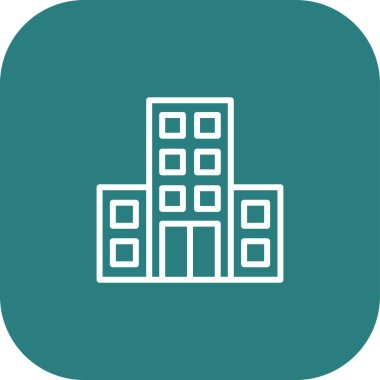 Benzersiz yapı vektör çizgisi simgesi