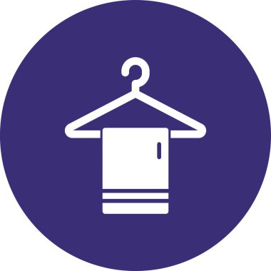 Havlu Askısı web simgesi, vektör illüstrasyonu