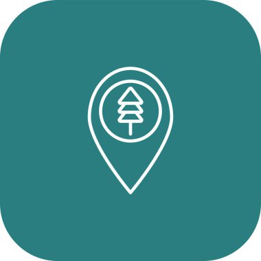 Konumu simge vektör işareti