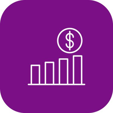 Dolar simgesi vektör illüstrasyonu