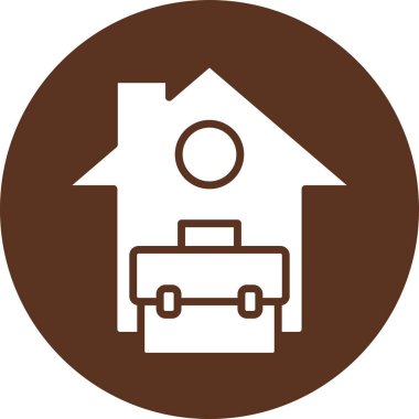 House web simgesi, vektör illüstrasyonu. Emlak sembolü 