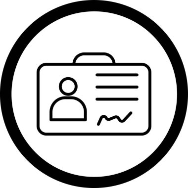 iş simgesi vektör illüstrasyonu