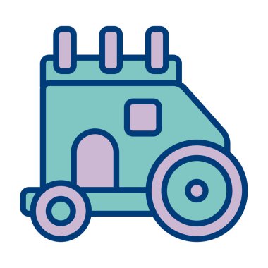 - Araba. Web simgesi basit illüstrasyon