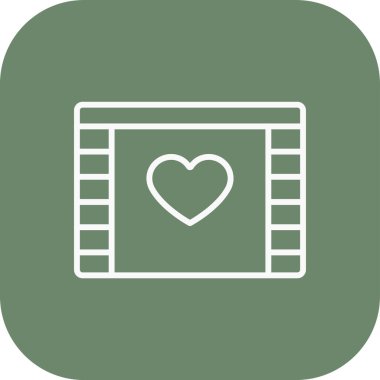 kalp vektörü simgesi modern simgesi