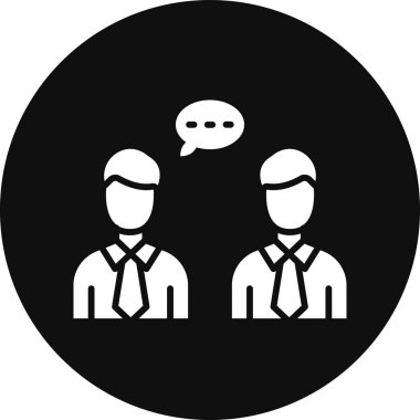 İş ve finans simgesinin vektör illüstrasyonu