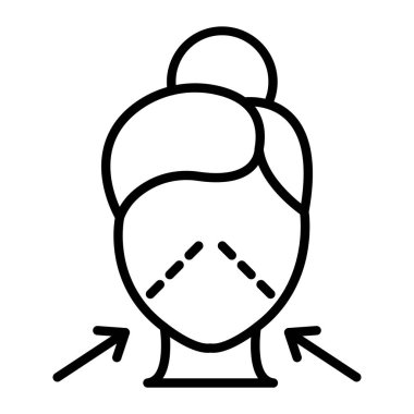 Top ve maske tasarımlı kadın