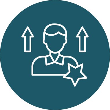 İş ve finans simgesinin vektör illüstrasyonu