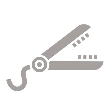 Beyaz arka plan üzerinde Wrench kutsal kişilerin resmi