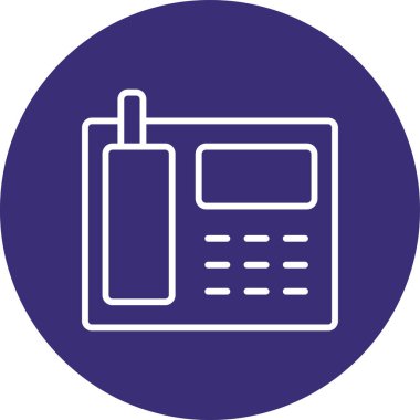 Eşsiz Telefon Vektörü Kabartma Simgesi