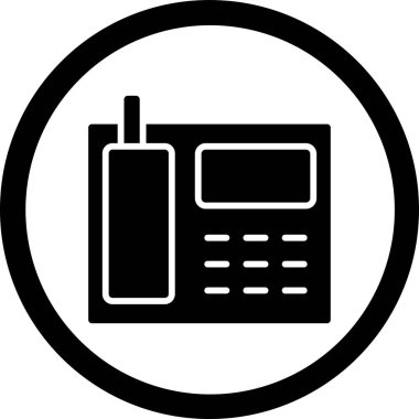 Radyo simgesinin vektör illüstrasyonu