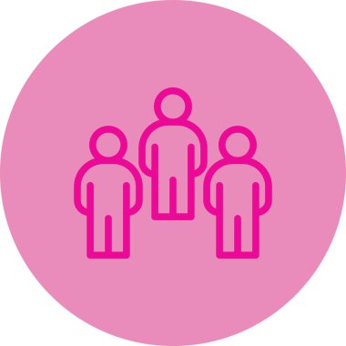 İnsan simgesinin vektör illüstrasyonu