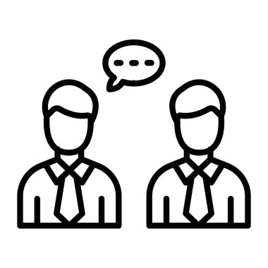 tartışma simgesinin vektör tasarımı