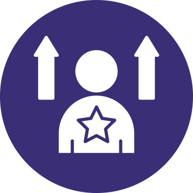 İnsan simgesinin vektör illüstrasyonu