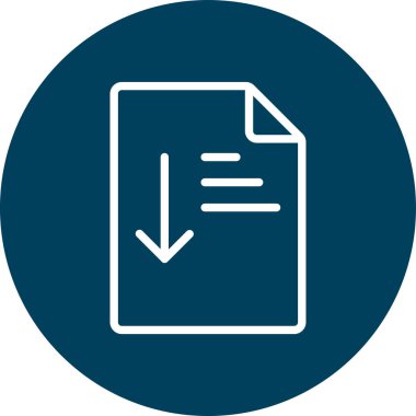 Soyut arkaplanda dosya simgesi izole edildi