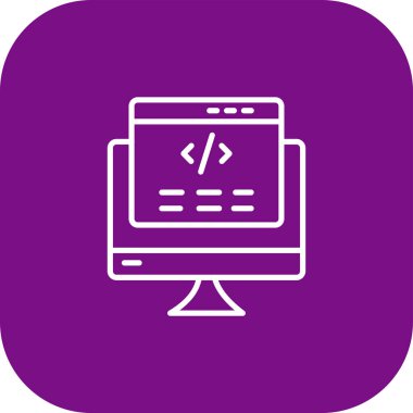 tarayıcı simgesi vektör illüstrasyonu