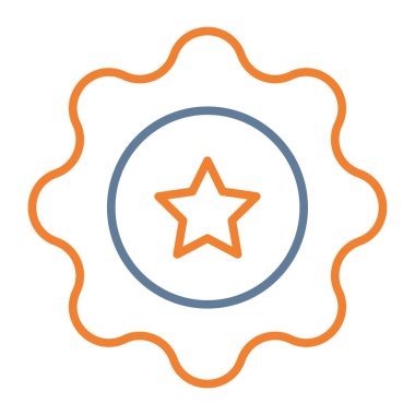 vektör çizim tasarım yıldız simgesi