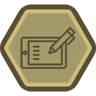 Belge simgesinin vektör illüstrasyonu