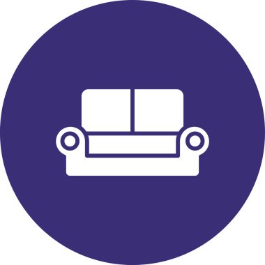 Kanepe vektör simge işareti simge vektör çizim kişisel ve ticari kullanım için..