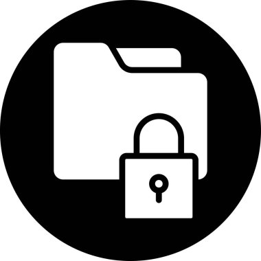 taslak biçiminde asma kilit simgesi