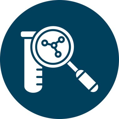 Büyüteç. Web simgesi basit illüstrasyon