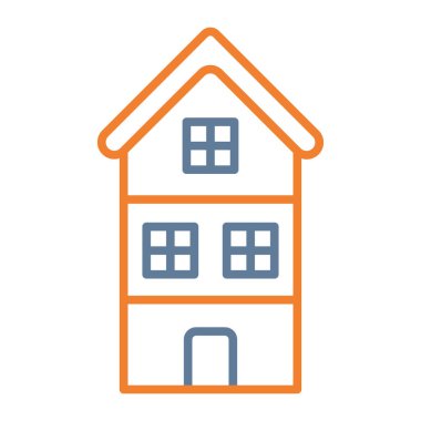 ev simgesi vektör illüstrasyonu