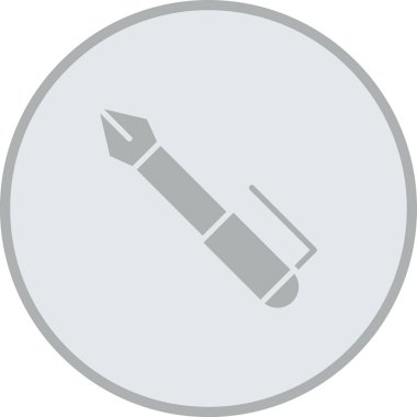 Kalem simgesi. Web için kalem vektör simgelerinin basit illüstrasyonu