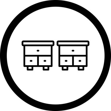 Gıda simgesinin vektör illüstrasyonu