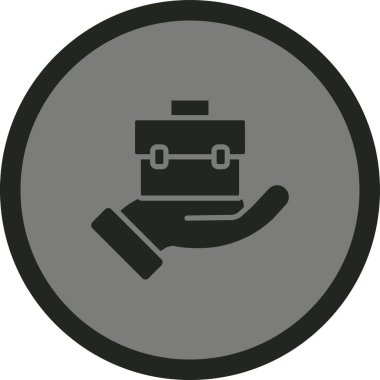 Robot simgesinin vektör illüstrasyonu